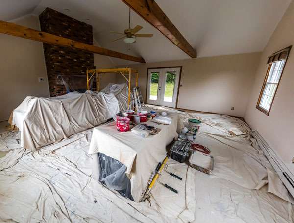 Preparing for paint removal project