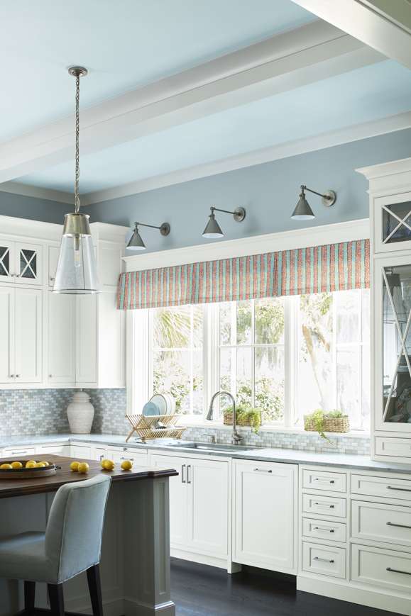bright small kitchen colors